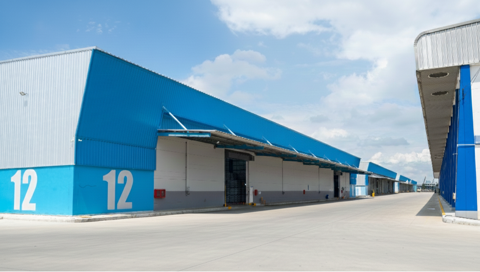 คลังสินค้าพูลพิพัฒน์ บางไทร จ.พระนครศรีอยุธยา รูปโกดังให้เช่า 4